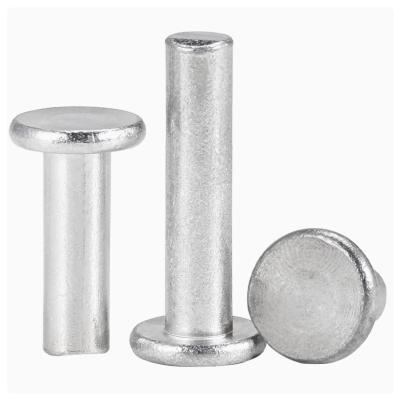 China 7/8 1 3/16 Stainless steel Flat head solid rivet SUS304 SUS316 A2-70 Customized different size for sale