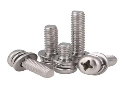 China M5 Stainless Steel M5 Stainless Steel Pan Head Screw Assembled With Washer Assortment for sale