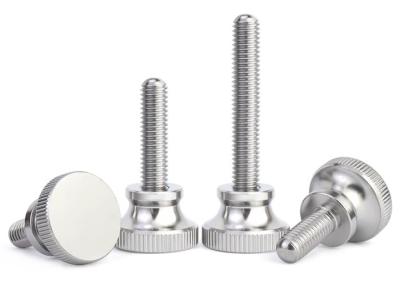 China M2.5 M5 Stainless Steel Thumb Screw  ASTM B7 B7M Spade head thumb screw Custom size for sale