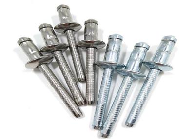 China Steel Q235 Galvanized Pop Rivets Metric Blind Rivets Protruding Head for sale