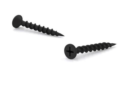 China Bugle Head Drywall Screws Black Phosphated Coarse Thread Drywall Screw for sale