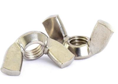 China M6 M10 Butterfly Nuts B8 B8M B8T Stainless Steel Edged Butterfly Wing Nut DIN314 for sale