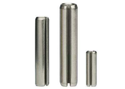 China Stainless Steel SUS201 Plain Polished Spring Type Straight Pins Roll Pins Light-Weight Type DIN7346 for sale