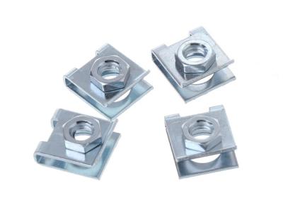 China OEM Carbon Steel Spring Steel U Type Clip Nut Zinc Plated Coated galvanized A193 B8 for sale