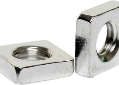 China M6 M8 M10 Plain Polished Square Thin Nut INOX INNOX AISI 304 316 ANSI 304 316 DIN562 for sale