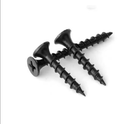 China 2.9 3.9mm Gal Steel  Phillips Drive Csk Flat Head Roofing Screw Black Oxide DIN7504 for sale