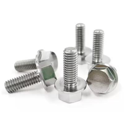 China M10 M12 Galvanized Carbon Steel  Hex Hexagon Head Serrated Flange Bolt DIN6921 for sale