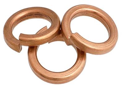 China M12 Copper T1 T2 T3 Coil Split Lock Spring Washer DIN127 for sale