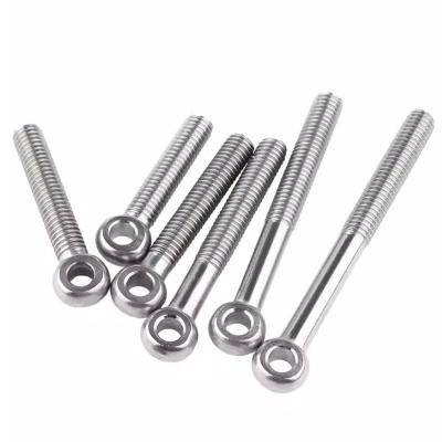 China M5 M6 M8 M10 Stainless Steel Eye Bolt SS304 SS316 SS316L  DIN444 A2 A4 70 80 for sale