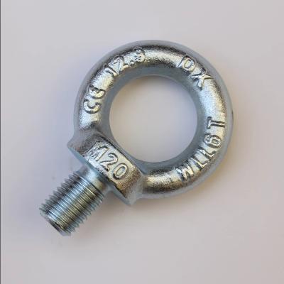 China M30 Carbon Steel Eye Bolt Grade 10.9 12.9 Carbon steel Hot Dip Galvanized Dacromet for sale