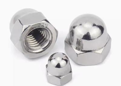 China M3 M5 M6 Super Duplex Stainless Steel Hexagon Hex Domed Cap Nut Acron Nut DIN1587 for sale