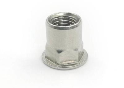 China M8 Aluminum 6061 7075 White Anodized Alloy steel Semi Hex Hexagon Countersunk Round Head Rivet Nuts for sale