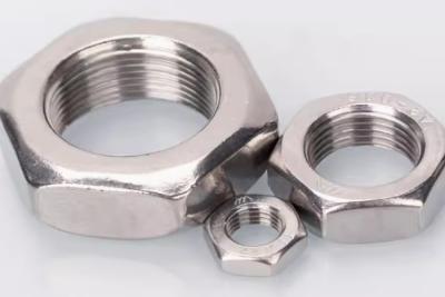 China M12 M14 Stainless Steel Hex Metal Nut HEXAGON THIN Metal NUT SS304 SS316 A2 A4-70 A4-80 for sale