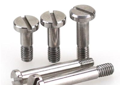 China Precision Stainless Steel Metal Shoulder Bolts With Slot For Engineering In 1/2 7/16 And 1 Sizes for sale