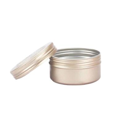 China Recycled Luxury Custom Materials Private Label Face Cream Jars Empty Aluminum Cosmetic Packaging for sale