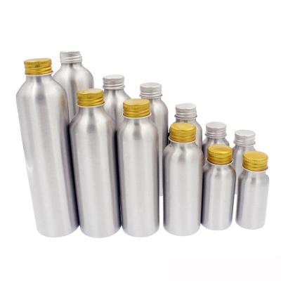 China 100Ml 200Ml 300Ml Empty Aluminum Screw Cap Bottle Eco-friendly High Quality Soda Vodka Beer For Beverage for sale