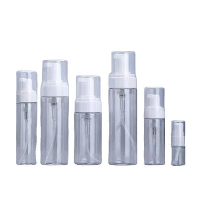 China Eco-friendly Luxury Clear Plastic Foam Foam Detergent Face Wash Hand Sanitizer Foam Pump Bottle for sale