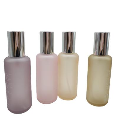 China 2oz Small Fine Mist Cosmetic Spray Bottles For Essential Oils , Blue Glass Spray Bottle 3 Packs for sale