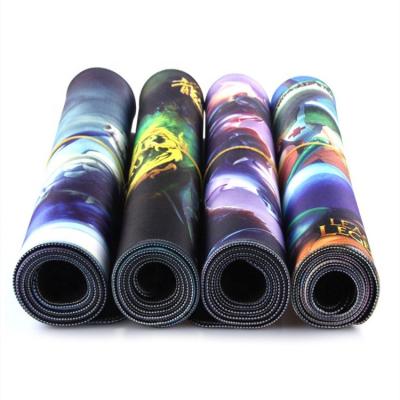 China Gaming Custom Design Sublimation Waterproof Promotional Blank Roll Rubber Mat Mouse Pad for sale