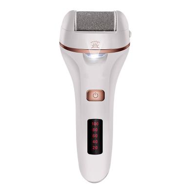 China Portable 2 Speed ​​USB Plastic Professional With Light Cordless Led Electric Foot Callus Remover Grinder for sale