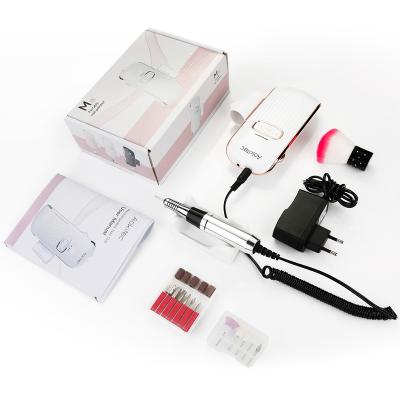 China Stainless steel 35000 rpm 3 in 1 portable strong professional electric nail e file acrylic handpiece nail drill machine for sale