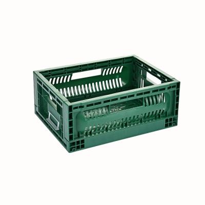 China Folding Mesh Storage Plastic Crate Boxes for sale