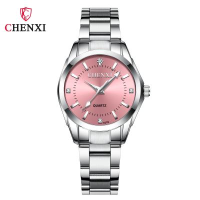 China CHENXI Cx-021b Girl's Feminine Wristwatch Women Stainless Steel Fahion Brand Waterproof Luxury Rhinestone Quartz Watches 6 Colors for sale