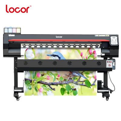 China Hotels Locor 1.9m 6ft printhead 3200dpi 4720 canvas tarpaulin printing machine eco solvent printer for sale