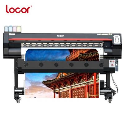 China Print Shops Locor Easyjet18 famous eco solvent printer xp600/dx5 head signs billboard poster printing machine for sale