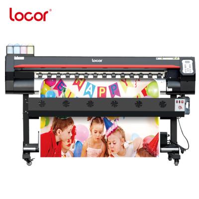 China Garment shops locor flex banner sticker printer 1.6m 1.8m head xp600 factory price for sale