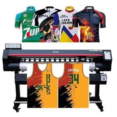 China Printing Stores Famous Locor 1.6m/1.8m Wide Format Sublimation Printer Textile Fabric Clothes T-shirt Printing Machine for sale