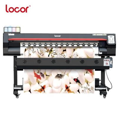 China Farms Locor 1.8m 6ft wide format heat dye sublimation transfer paper printer heat press textile printer xp600 DX5 DX7 4720 for sale