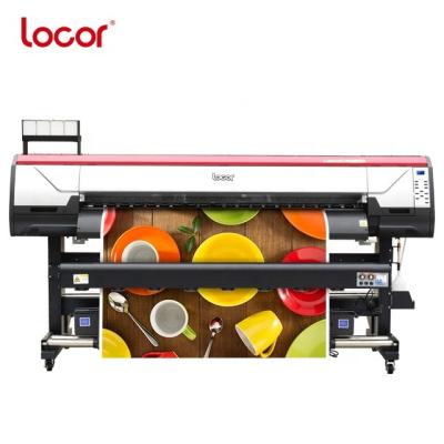 China Advertising Locor sublimation transfer paper 1.9m head dtg fast speed cloth textile textile indoor outdoor digital printer I3200A1 for sale