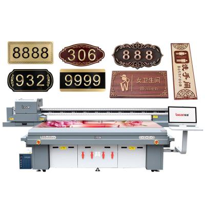 China Restaurant UV2513 gen5 heads high precision high resolution saving ceramic tile glass digital wood, UV led flatbed 3D printer for sale