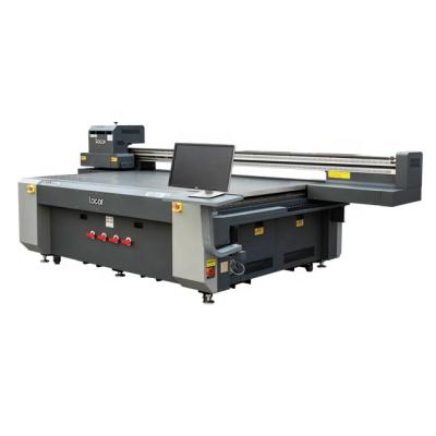 China Garment Shops Large Format LED Light UV Flatbed Printer 2513 LOCOR UV Printing Machine for sale