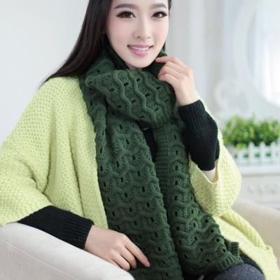 China Promotional Wholesale Winter Young Girls Middle Lady Neck Wear Fashion Knit Winter Scarf Factory for sale