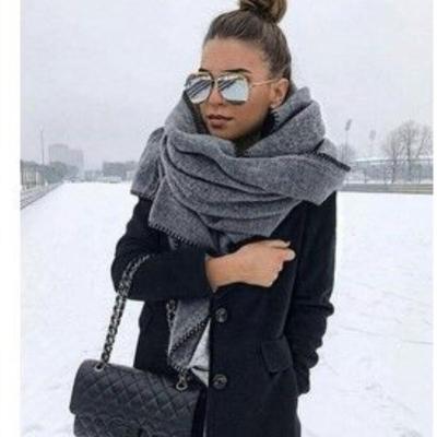 China Active Warm Running Scarf Factory Winter Sale Promotion Polyester Fleece Windproof Scarf for sale