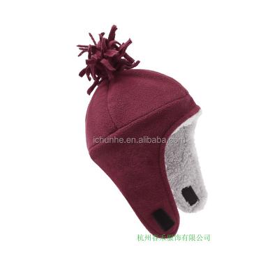 China breathable & Lovely Baby Fleece Hat Factory Ear Flap Baby Fleece Hat Children Child Winter Waterproof Cute Infant Cap Baby Hat for sale