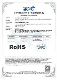 RoHS - Shenzhen Ryker Lighting Co., Ltd.