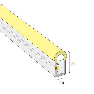 China 10x22mm Hotel Dome Silicone Flex Neon for sale