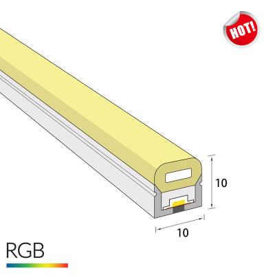 China Hotel 10x10mm Top View RGB Cable LED Neon for sale