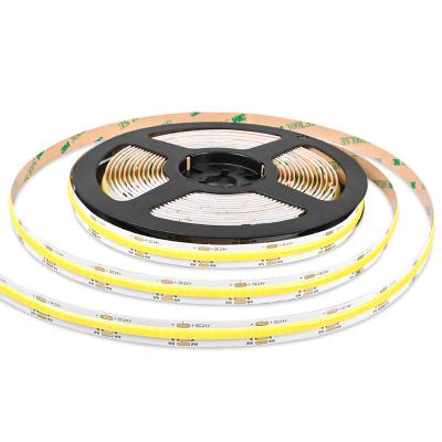 China Residential White Double COB 2700+6500K Led Strip 608LED/M Led Linear Dotless COB for sale