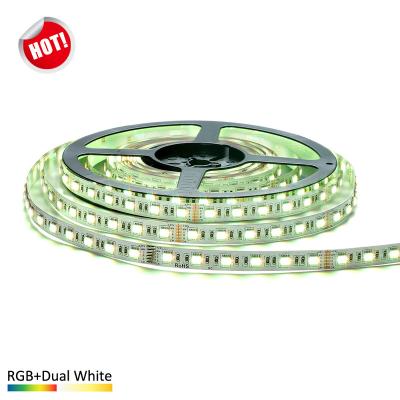 China LANDSCAPE DC24V 5 in 1 60leds/m 5050 RGB+CCT LED strip for sale