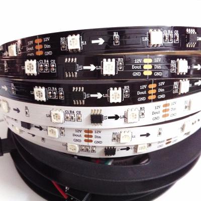 China PC 150 LED chip 12v WS 2811 / led strip 5050 rgb ip20 ws2811 led strip 12v for sale