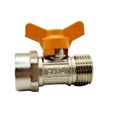 China General 424 GAS VALVE BRASS BALL VALVE WIRE BUTTERFLY HANDLE ZHEJIANG AIKE SUPPLY for sale