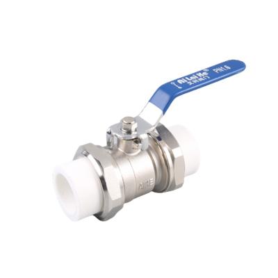 China General wholesale ppr plastic double union ball valve manufacturers ppr fittings double union ball valve for sale