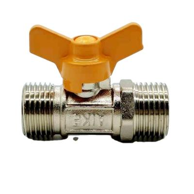 China General 422 GAS VALVE BALL VALVE MALE THREAD BUTTERFLY HANDLE BRASS ZHEJIANG AIKE SUPPLY for sale