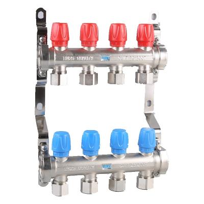 China Modern high quality brass various water temperature control mixing distribution parts of underfloor heating KF-DB2 for sale