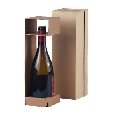 China High Quality Customized Rigid Corrugated Recyclable Cardboard Gift Box Wine Beer Bottle Carrier Packaging Box for sale