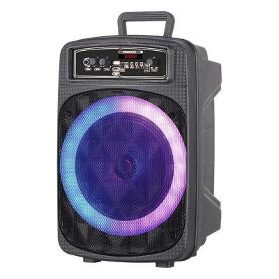 China 8 Inch Wireless Mini Amplifier Bafle Wireless Active Outdoor Portable Speaker Box for sale